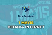 türk telekom 1 mayıs bedava internet