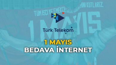 türk telekom 1 mayıs bedava internet