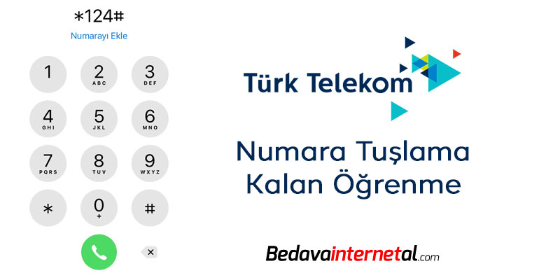 türk telekom numara ile kalan öğrenme