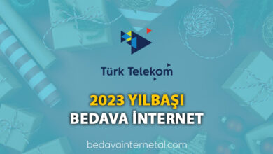 türk telekom yılbaşı bedava internet 2023