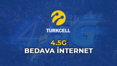 Turkcell 4.5G Bedava internet 2023
