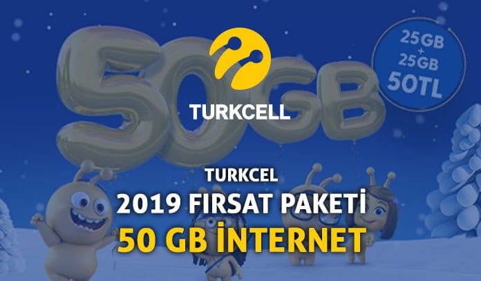 Turkcell 50 GB internet