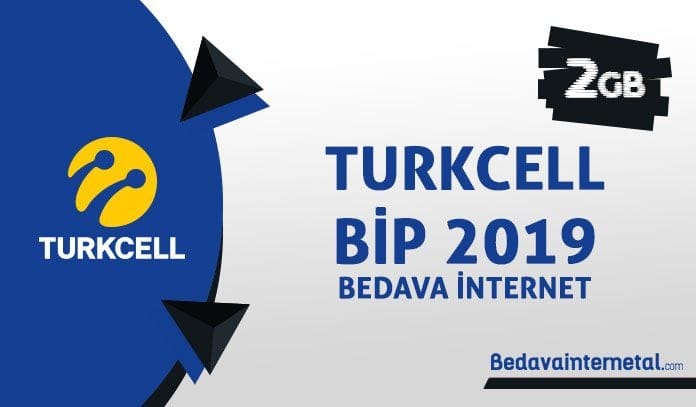 Turkcell Bip Bedava internet 2019 Turkcell Bip 1 GB bedava internet
