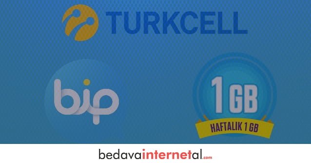 Turkcell Bip Bedava internet