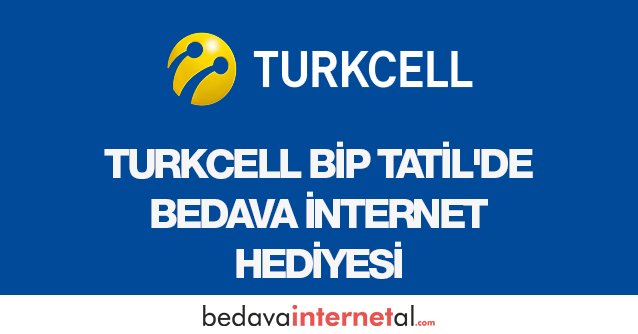 Turkcell Bip Tatil Bedava internet