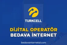 turkcell dijital operatör bedava internet