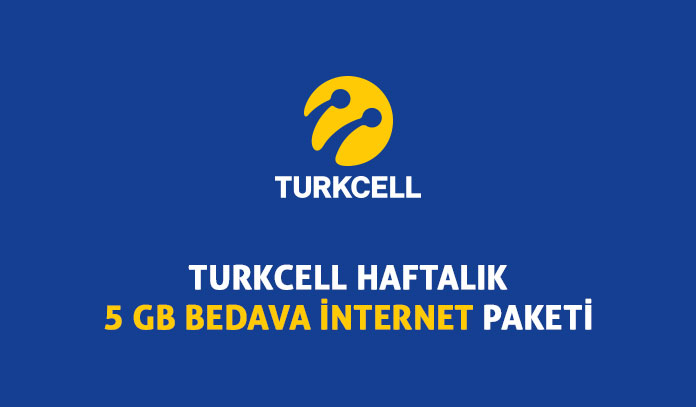 Turkcell 5 GB bedava internet