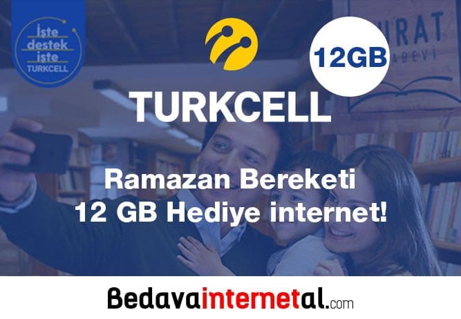 Turkcell 12 GB hediye