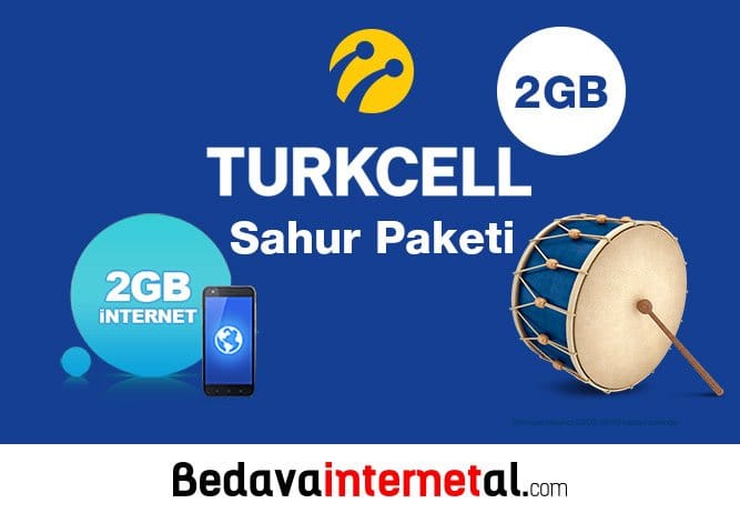 Turkcell Sahur Paketi Turkcell sahur bedava internet