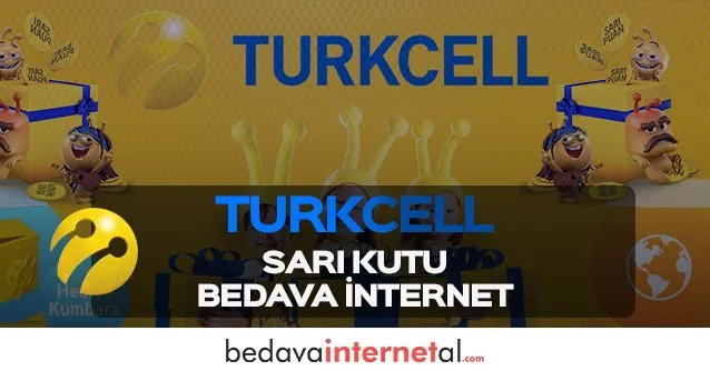 Turkcell Sarı Kutu Bedava internet