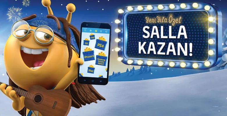 turkcell yılbaşı salla kazan