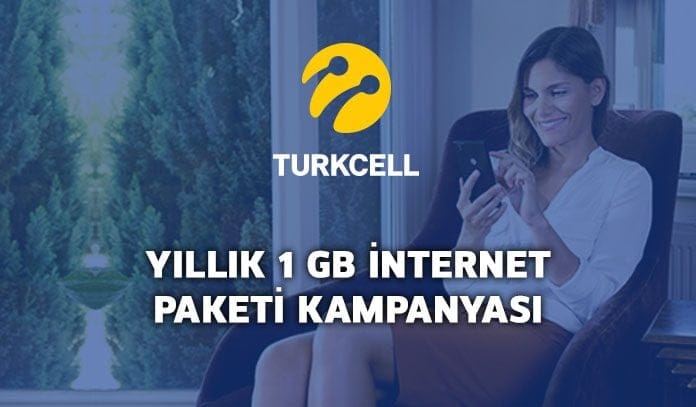 turkcell yıllık 1 gb internet paketi turkcell bedava internet