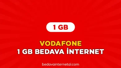 vodafone 1 gb bedava internet