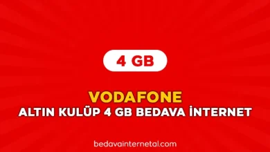 vodafone altın kulüp 4 gb