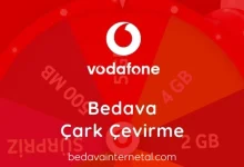 vodafone bedava çark çevir