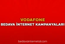 vodafone bedava internet kampanyaları