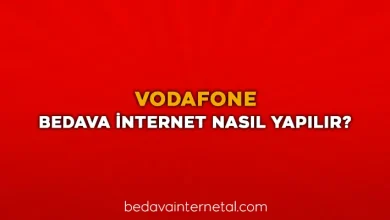 vodafone bedava internet nasıl yapılır