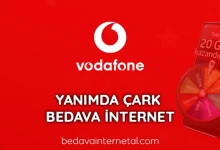 vodafone çark bedava internet