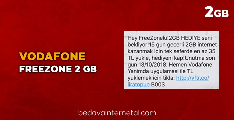 vodafone freezone 2 gb hediye