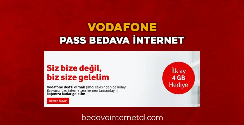 vodafone pass hediye internet