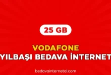 vodafone yilbasi bedava internet