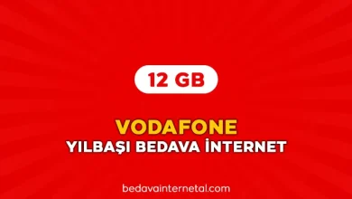 vodafone yılbaşı hediye internet